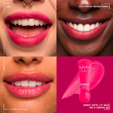 Lippenbalsam Smushy Matte 04 She´s Serving NYX PROFESSIONAL MAKEUP