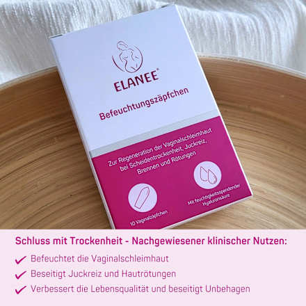 Befeuchtungszäpfchen Elanee