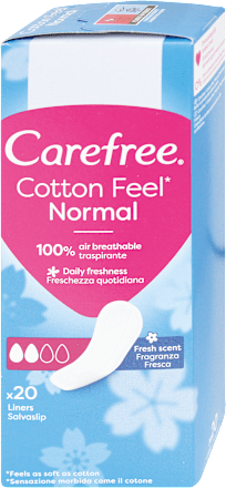 Salvaslip Cotton Feel Normal Fresca Fragranza distesi Carefree