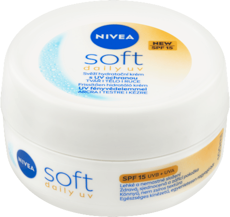 Soft hydratační krém daily UV SPF15 NIVEA