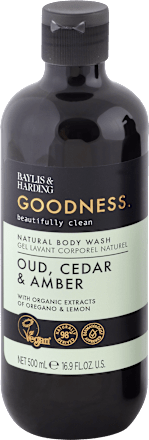 Sprchovací gél Goodness Oud, Cedar & Amber Baylis & Harding