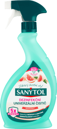 Dezinfekčný univerzálny čistiaci prostriedok vôňa grapefruitu SANYTOL