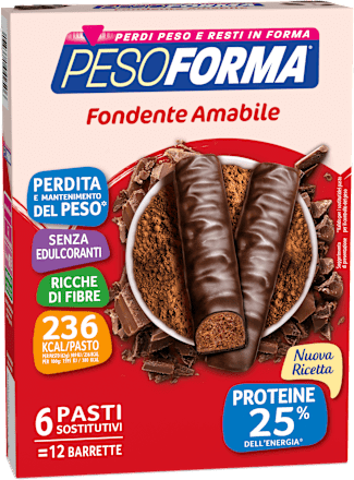 Barrette fondente amabile PESOFORMA