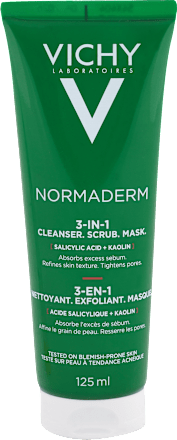 Čistiaci pleťový krém Normaderm 3v1 s kyselinou salicylovou a kaolínom VICHY LABORATOIRES