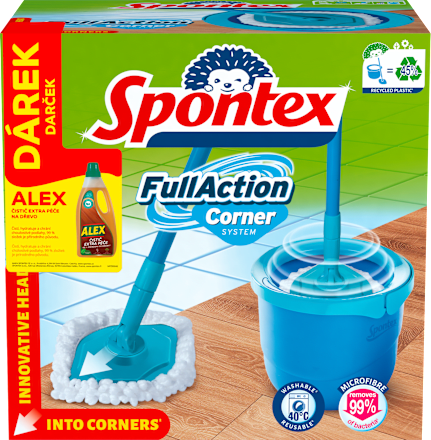 sada na vytírání podlahy Full Action Corner Spontex