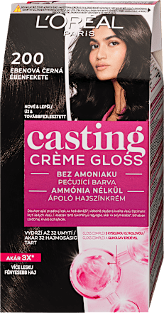 Hajszínező, ébenfekete 200 L'ORÉAL PARiS CASTING Crème Gloss