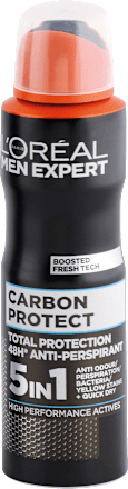 Pánsky antiperspirant v spreji Carbon Protect 5v1 L'ORÉAL PARiS MEN EXPERT