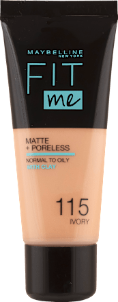 Alapozó Fit me! Matte and Poreless - Nr. 115 Ivory MAYBELLINE NEW YORK