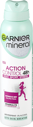 Minerálny antiperspirant v spreji Action Control Garnier Ambre Solaire