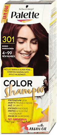 barva na vlasy Bordó 301 Palette COLOR Shampoo