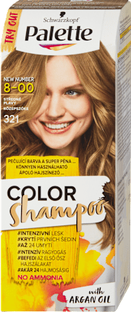 Farba na vlasy - 8-0 stredne plavý Palette COLOR Shampoo