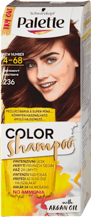 Farba na vlasy - 4.68 gaštanový Palette COLOR Shampoo