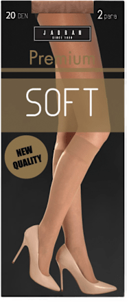 Premuim Soft dokoljenke, 20 DEN – Make Up, 2 para JADRAN ČARAPE