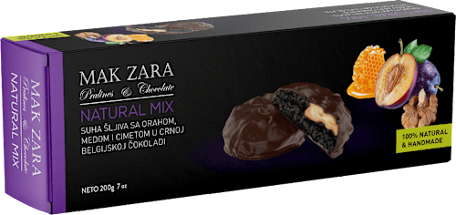 Natural mix šljiva s medom i orahom Mak Zara