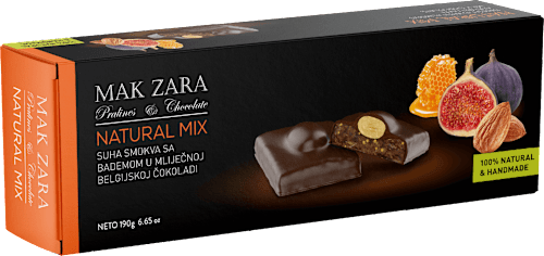 Natural mix smokva s medom i bademom Mak Zara