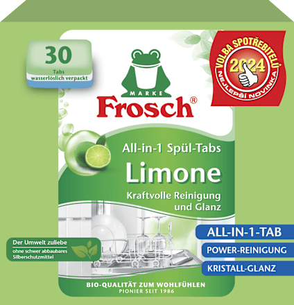 tablety do myčky Limetka Frosch