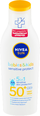 Sensitive Protect dětské mléko na opalování OF50+ NIVEA SUN