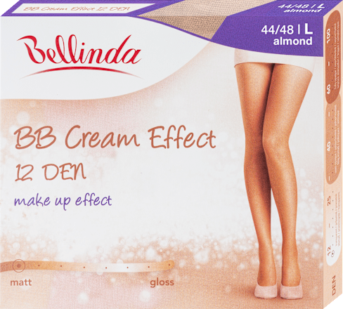 Harisnyanadrág BB Cream Effect, 12 DEN, almond, L Bellinda