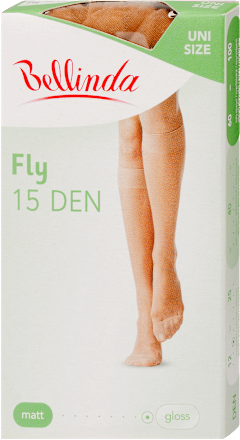 Térdfix Fly, 15 DEN, almond, egy méret Bellinda