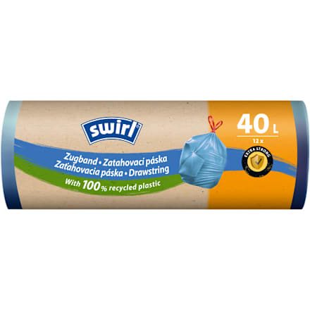 Sťahovacie vrecia na odpad 12ks  Swirl