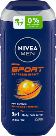 Sprchovací gél Sport 24h Fresh Effect 3v1 NIVEA MEN