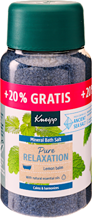 Soľ do kúpeľa Pure Relaxation Lemon Balm Kneipp