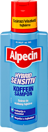 Koffein sampon Hybrid, száraz és viszkető fejbőrre Alpecin