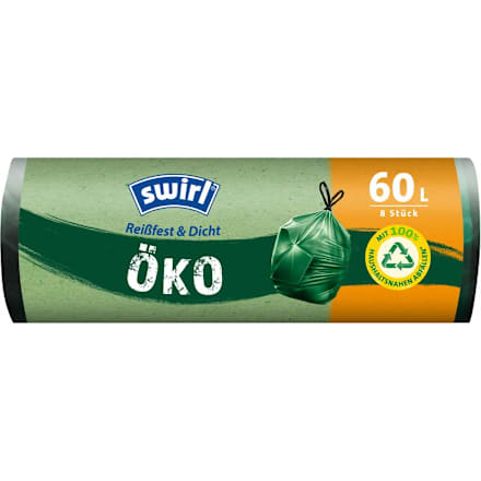 Ekologické zaťahovacie vrecia na odpad 60 l Swirl