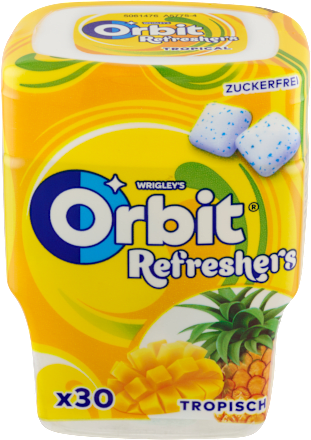 Refreshers žvýkačky Tropical dóza Orbit