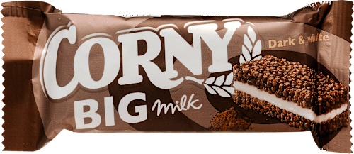Big müzliszelet, tejkrémes Corny
