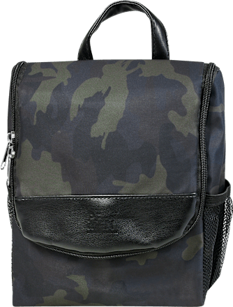 Herrentasche schwarz khaki mit Griff und Haken manòu