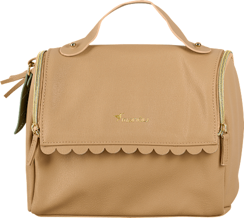 Beautycase in Kunstlederoptik mit Tragegriff manòu