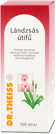 Lándzsás útifű Plantago lanceolata folyékony étrend-kiegészítő DR.THEISS