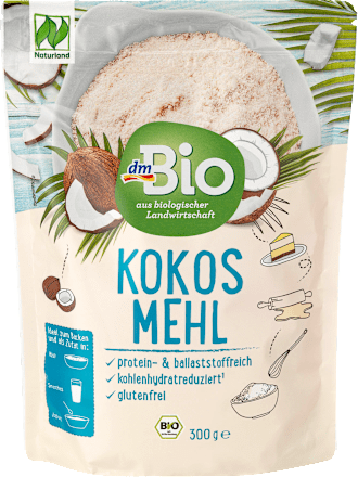 Kokosová múčka zo sušenej kokosovej dužiny dmBio