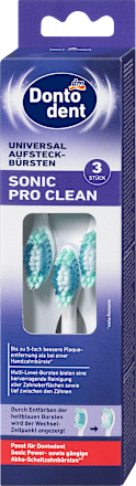 SONIC PRO CLEAN univerzalni nadomestni nastavki za električne zobne ščetke Dontodent