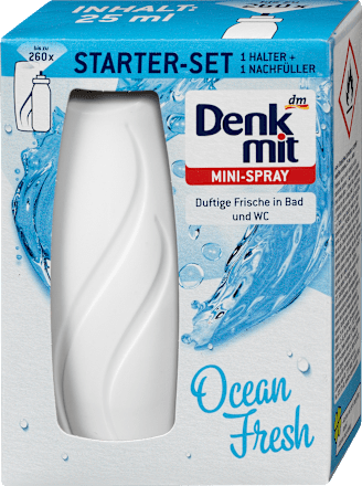 Mini osviežovač vzduchu v spreji Ocean Fresh Denkmit