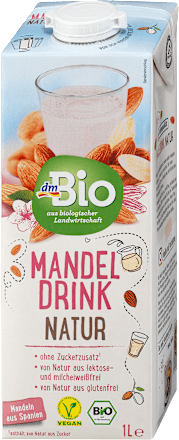 bio mandlový nápoj natur  dmBio