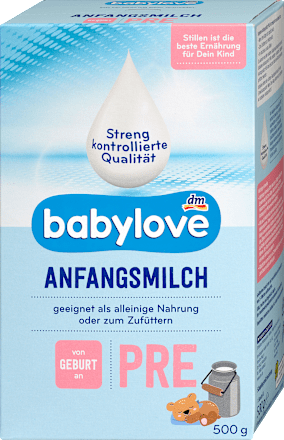 Počiatočná dojčenská mliečna výživa PRE babylove