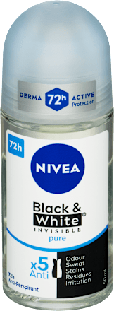 antiperspirant roll-on Invisible for Black & White Pure NIVEA