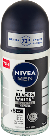 antiperspirant roll-on Invisible for Black & White Power NIVEA MEN