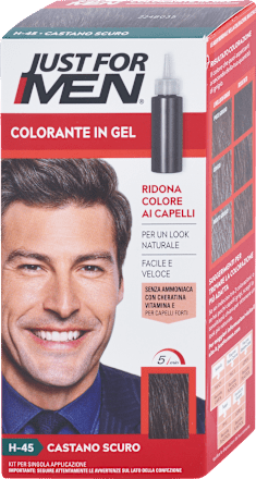Farba na vlasy pre pre mužov - H-45 tmavý gaštan JUST FOR MEN