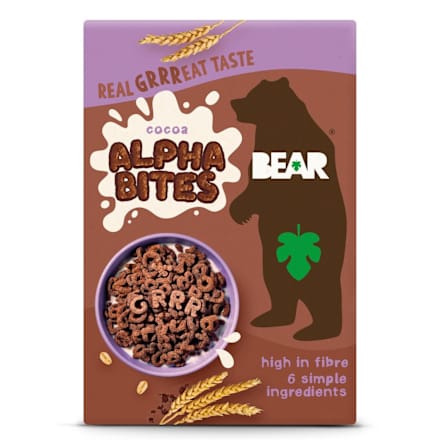Kakaové písmenkové cereálie Alphabites Bear
