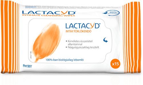 Intim törlőkendő  LACTACYD