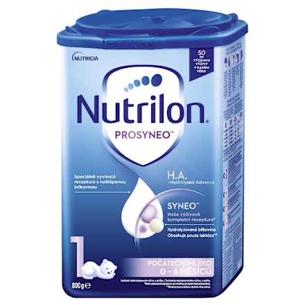 Počiatočná dojčenská mliečna výživa Prosyneo H.A. 1 Nutrilon