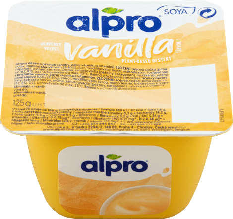 Sójový dezert s vanilkovou arómou alpro