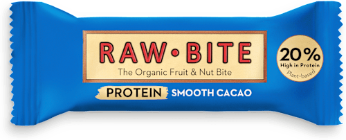Barretta proteica 20% biologica smooth al cacao  RAW BITE