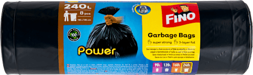 Zaťahovacie vrecia na odpad 240 l FINO