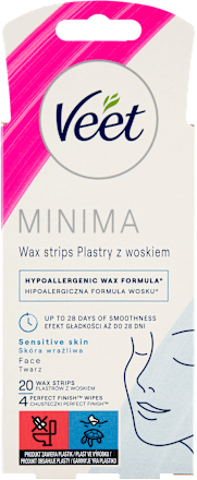 MINIMA voskové pásky na obličej Veet