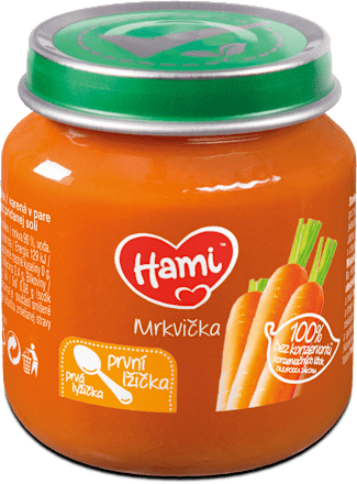 příkrm První lžička mrkev Hami