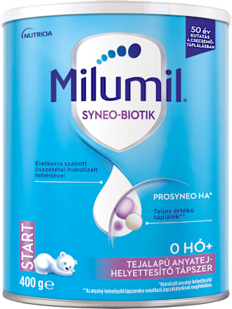 HA Start Prosyneo tejalapú anyatej-helyettesítő tápszer hidrolizált fehérjével Milumil